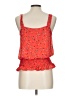 Sienna Sky 100% Polyester Orange Sleeveless Blouse Size L - photo 2