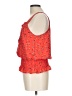 Sienna Sky 100% Polyester Orange Sleeveless Blouse Size L - photo 5