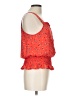 Sienna Sky 100% Polyester Orange Sleeveless Blouse Size L - photo 4