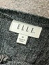 Elle 100% Acrylic Gray Pullover Sweater Size M - photo 7