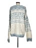 Free People Fair Isle Blue Pullover Sweater Size M - photo 2