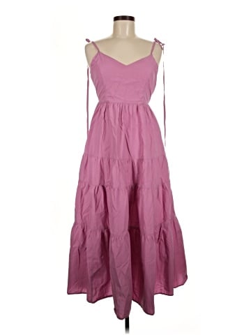 Madewell Sidonie Poplin Maxi Dress (view 1)
