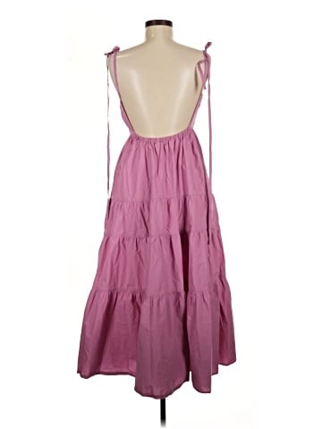 Madewell Sidonie Poplin Maxi Dress (view 2)