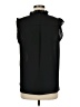 Halogen 100% Polyester Solid Black Sleeveless Blouse Size M - photo 2