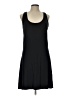 Three Dots Solid Black Casual Dress Size L - photo 1