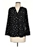 Daniel Rainn Stars Black 3/4 Sleeve Blouse Size S - photo 1