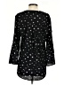 Daniel Rainn Stars Black 3/4 Sleeve Blouse Size S - photo 2