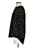 Daniel Rainn Stars Black 3/4 Sleeve Blouse Size S - photo 5