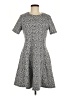 Hutch Polka Dots Gray Casual Dress Size M - photo 1
