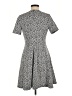 Hutch Polka Dots Gray Casual Dress Size M - photo 2