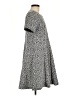 Hutch Polka Dots Gray Casual Dress Size M - photo 4