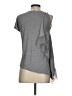 BCBGMAXAZRIA 100% Rayon Gray Short Sleeve Top Size S - photo 2