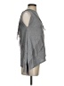 BCBGMAXAZRIA 100% Rayon Gray Short Sleeve Top Size S - photo 4