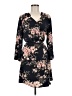 Brixon Ivy 100% Polyester Floral Black Casual Dress Size M - photo 1