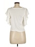 Zara Ivory Short Sleeve Top Size M - photo 2