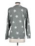 Moa Moa Stars Gray Pullover Sweater Size S - photo 2