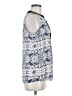 Olive and Oak 100% Polyester Blue Sleeveless Blouse Size M - photo 4