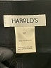 Harold's 100% Polyester Solid Black Dress Pants Size 12 - photo 7