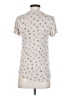 Rewind Gray Short Sleeve Blouse Size S - photo 2