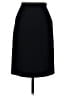 Giorgio Armani Solid Black Formal Skirt Size 2 - photo 1