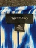 AB Studio Graphic Blue Casual Dress Size XL - photo 4