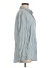 Mustard Seed 100% Lyocell Blue Long Sleeve Blouse Size M - photo 4