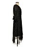 DKNY 100% Polyester Polka Dots Black Cocktail Dress Size 4 - photo 4