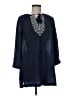 Old Navy 100% Cotton Blue 3/4 Sleeve Blouse Size M - photo 1