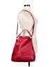 B Makowsky 100% Leather Solid Red Leather Hobo One size - photo 2