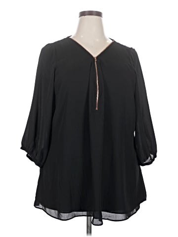 City Chic 3/4 Sleeve Blouse (view 1)