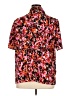 Blair 100% Polyester Print Red Short Sleeve Blouse Size XL - photo 2