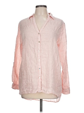 Martha Stewart Long Sleeve Button-Down Shirt (view 1)