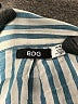 BDG 100% Cotton Stripes Blue 3/4 Sleeve Button-Down Shirt Size M - photo 7