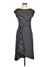 Max Studio Stripes Black Casual Dress Size L (estimated) - photo 1