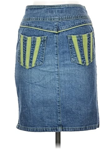 Laundry by Shelli Segal Denim Skirt (view 2)