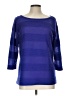 St. John's Bay 100% Polyester Blue 3/4 Sleeve Top Size L - photo 1