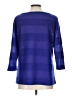 St. John's Bay 100% Polyester Blue 3/4 Sleeve Top Size L - photo 2