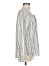 Sanctuary 100% Polyester Silver Long Sleeve Blouse Size M - photo 4