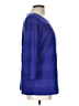 St. John's Bay 100% Polyester Blue 3/4 Sleeve Top Size L - photo 4