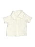 Shein Ivory Short Sleeve Button-Down Shirt Size 6-9 mo - photo 1