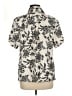 Universal Thread Floral Ivory Short Sleeve Blouse Size M - photo 2