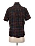 Target 100% Rayon Tweed Black Short Sleeve Button-Down Shirt Size S - photo 2