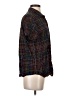 Target 100% Rayon Tweed Black Short Sleeve Button-Down Shirt Size S - photo 4