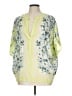 BCBGMAXAZRIA 100% Polyester Green 3/4 Sleeve Blouse Size L - photo 1