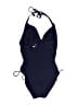 DKNY Solid Blue One Piece Swimsuit Size 10 - photo 2