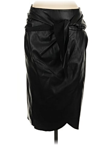 Zara Faux Leather Skirt (view 1)