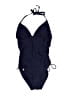 DKNY Solid Blue One Piece Swimsuit Size 10 - photo 1