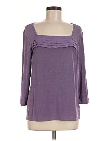 Citiknits 3/4 Sleeve Top (view 1)