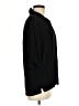 Zara Solid Black 3/4 Sleeve Button-Down Shirt Size M - photo 4