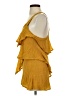 Fleet Collection 100% Polyester Yellow Casual Dress Size S - photo 5